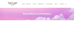 Desktop Screenshot of brianamariecoxfoundation.org